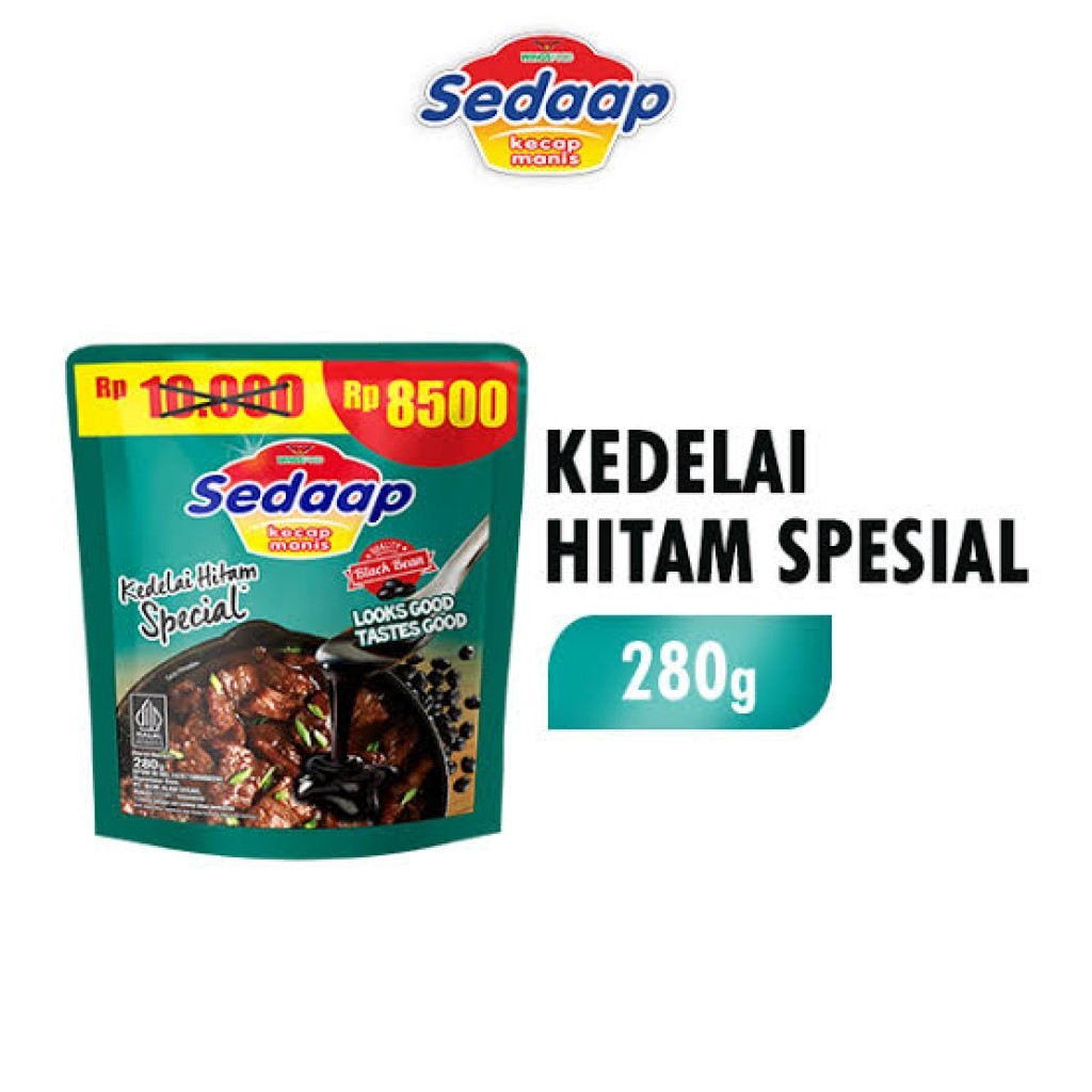 

[Kecap] Sedaap Kecap Manis Kedelai Hitam Special | Kemasan Refill 280ml