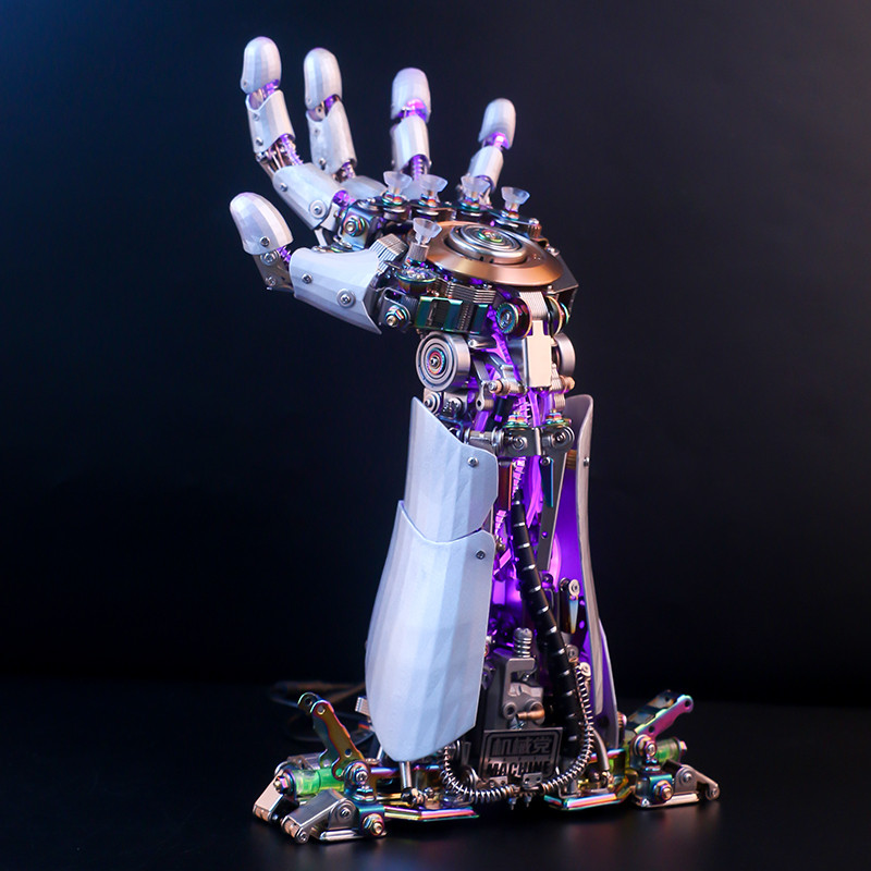 

1220pcs+ Mechanical Hand Metal Assembled Model Kit Handmade Desktop Decoration Craft Gift kit - Finished Product