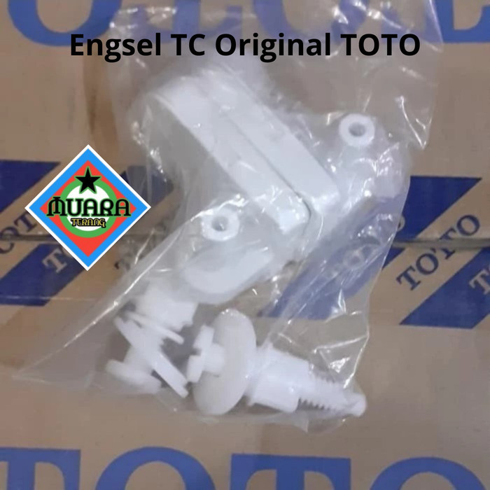 Engsel TC Original TOTO / Engsel Cover Tutup Closet Duduk Toto Biasa / Baut + Engsel Tutup Closet TO