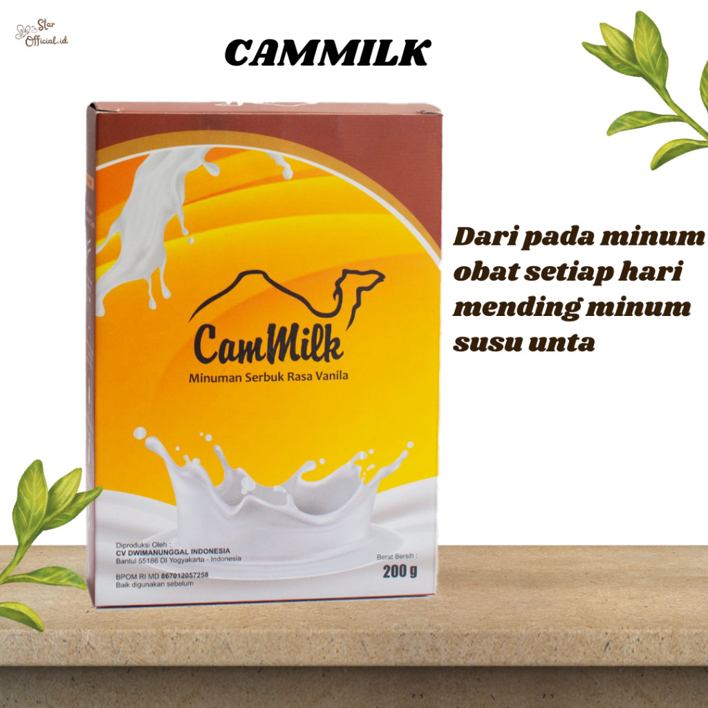 

Cammilk Susu Unta Original Asli 200 Gram