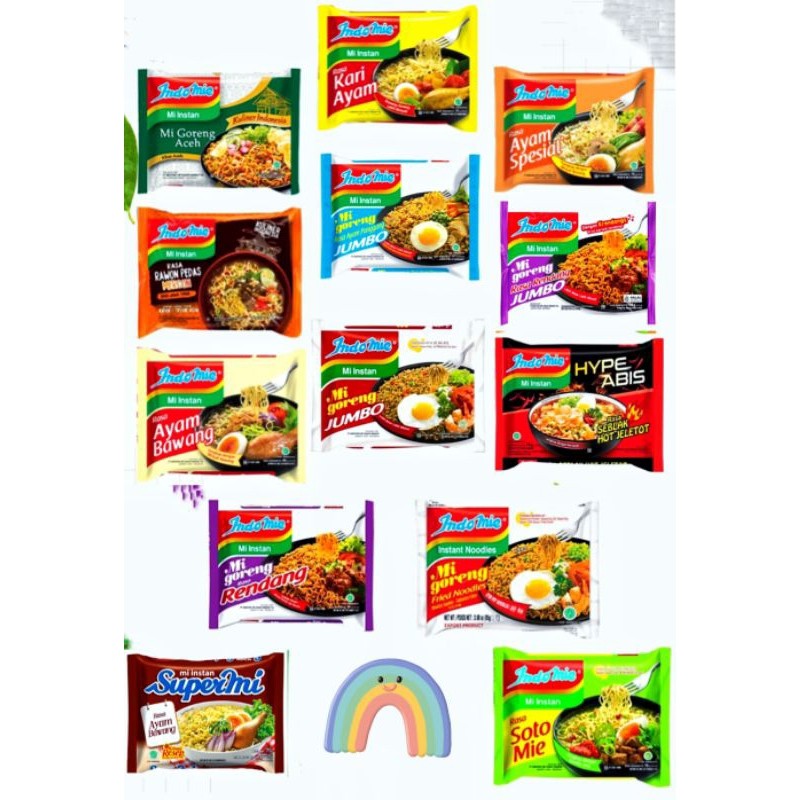 

Indomie Mie Instan Goreng dan kuah 85gr/JUMBO 129gr/Supermie/mie goreng kuah/mie goreng/mie instant/makanan instant/camilan malam/mie sedaap mie sukses mie gaga