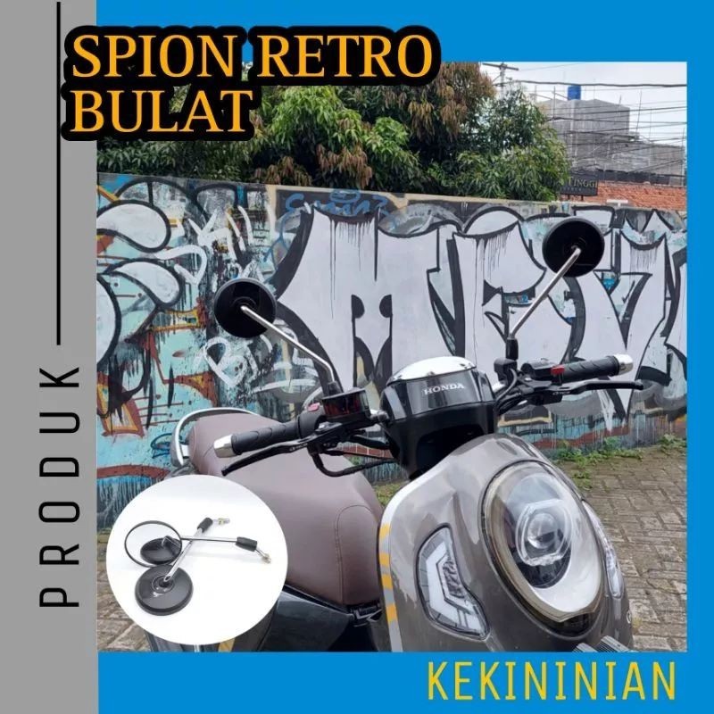 Spion Bulat Scoopy Fazzio Grand Filano Fino Spion Retro Bulat