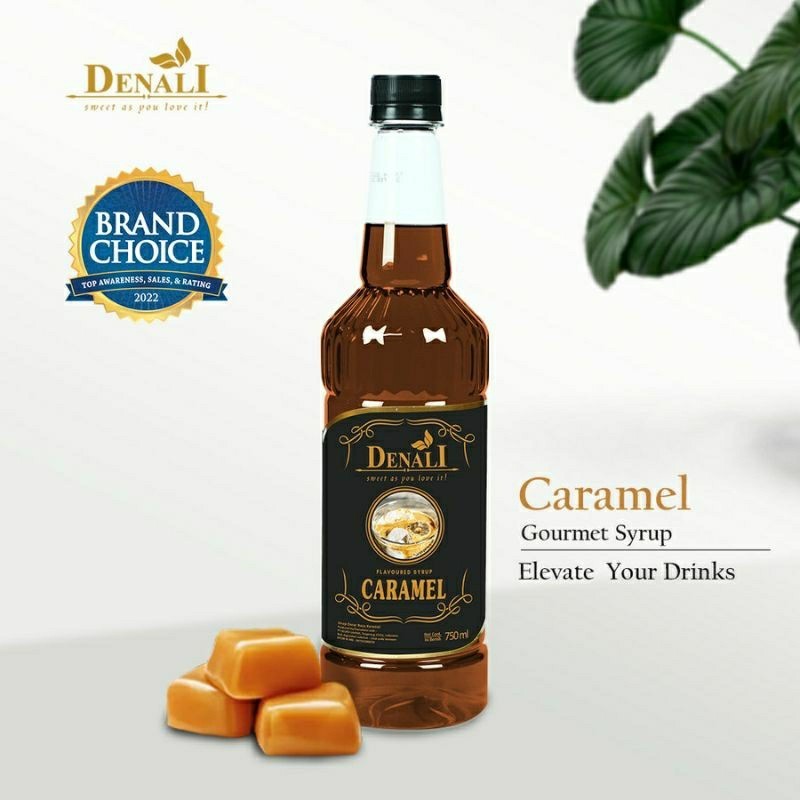 

DENALI SYRUP 750 ML CARAMEL SIRUP DENALI RASA CARAMEL