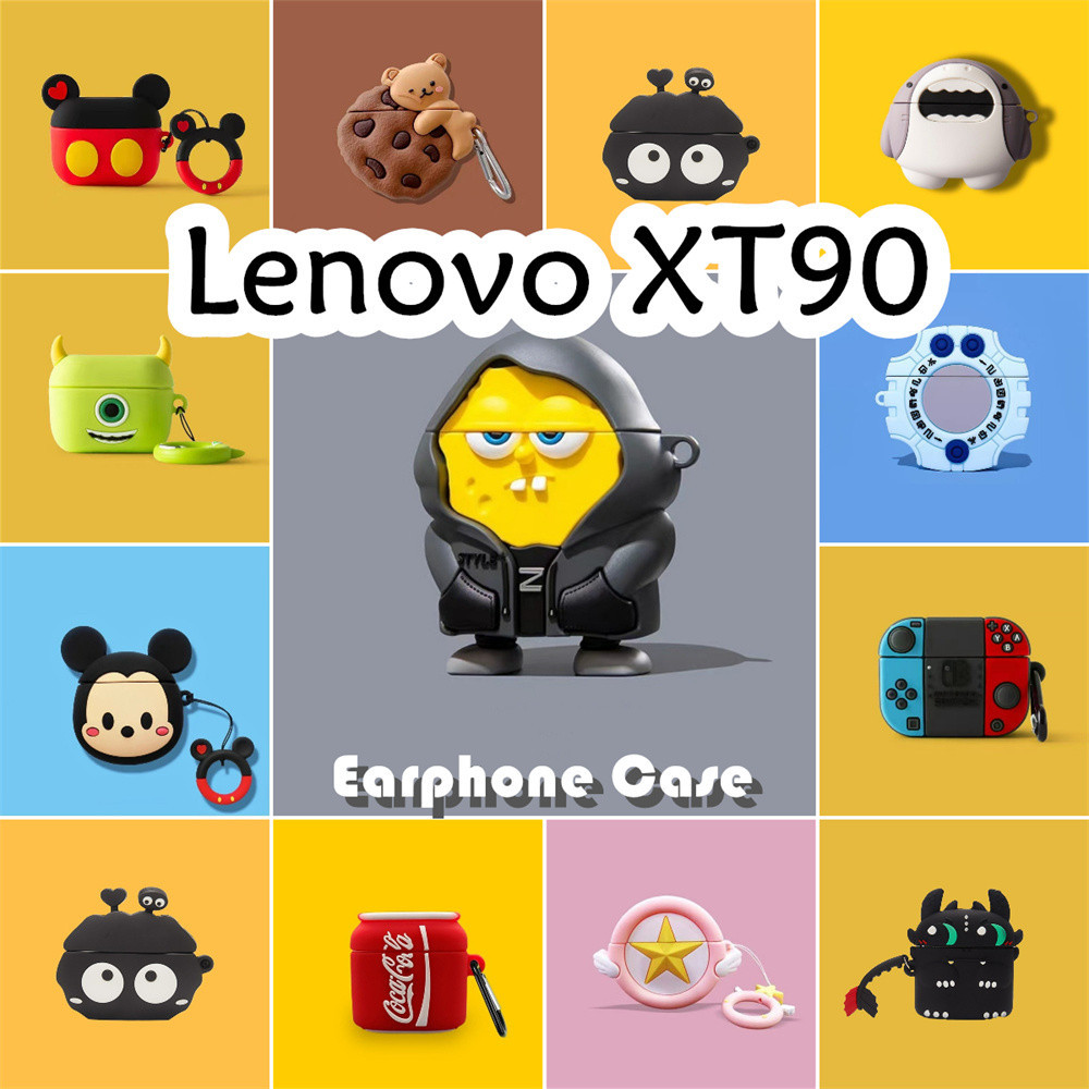 【inovasi】Untuk Lenovo XT90 Case Trendi Kartun Kelinci ungu Soft Silicone Kasus Telpon telinga Earpho