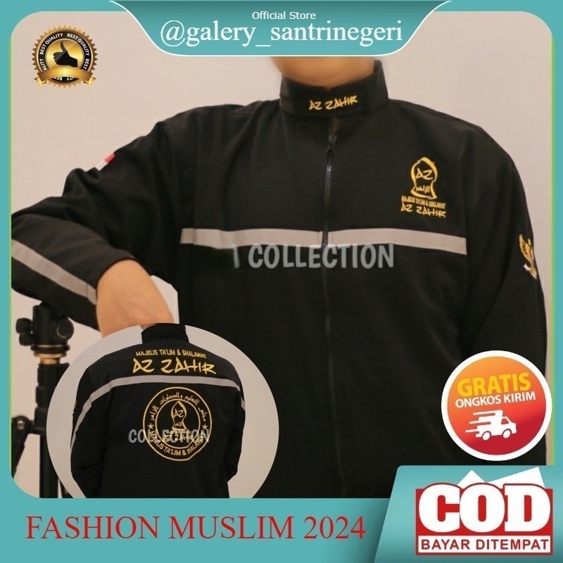 Jaket Azzahir Az Zahir Majelis Talim Sholawat Jaket Majelis Pria Wanita 2024