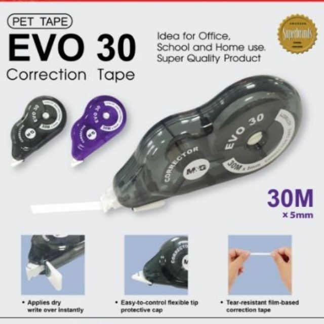 

M&G "EVO" Jumbo Correction Tape 30M / M&G Tip-ex Kertas EVO 30 Meter ACT58371