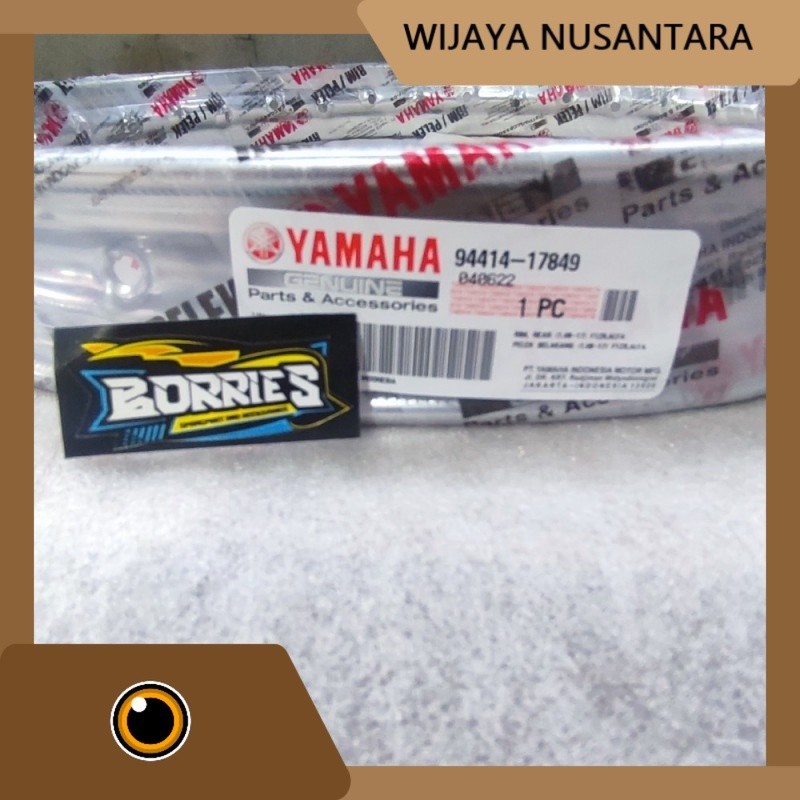 VELG RIM DID ORIGINAL VEGA RR VEGA ZR UKURAN 140 RING 17 HITAM / CHROME ORIGINAL YAMAHA