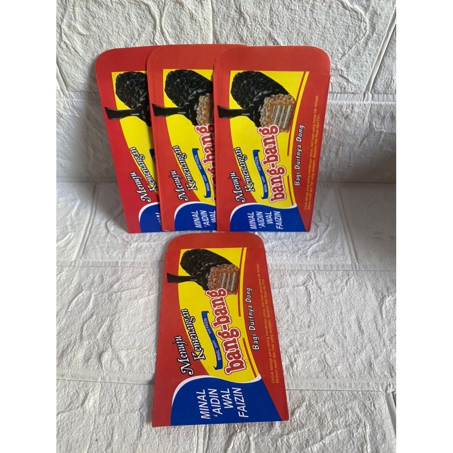 

AMPLOP AMPAU LEBARAN SNACK VIRAL 12X7CM - beng2