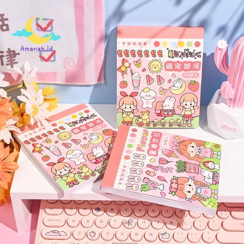 

AMANAH.ID - Stiker Kalender Cute / Stiker Buku Washi /Stiker Buku Motif Cute / stiker kalender lucu