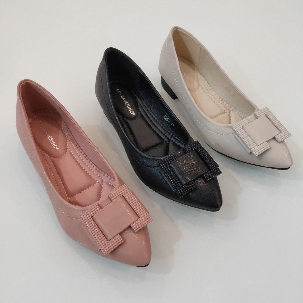 Gio Saverino JKT Gio Saverino Sepatu Flatshoes Wanita Terbaru Sepatu Flat Wanita Abby