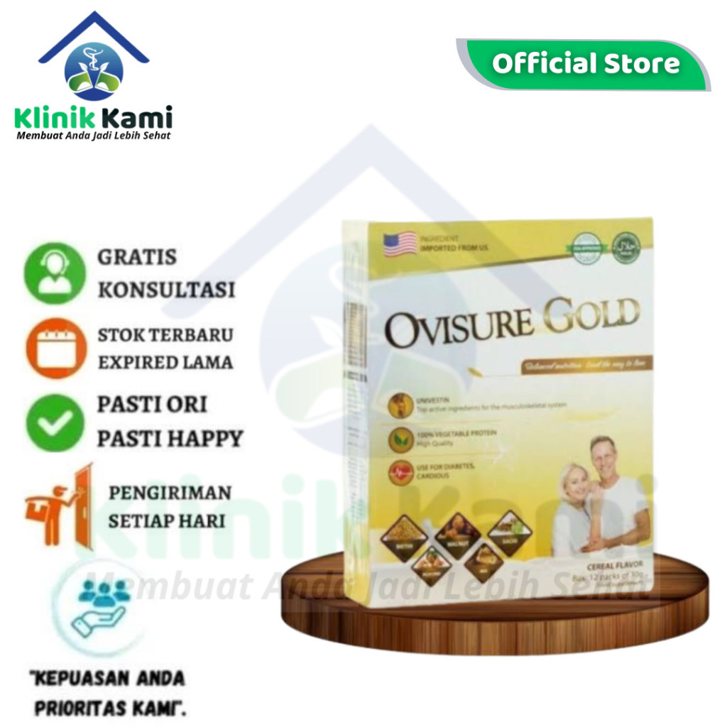 

Ovisure Gold Milk Susu Vitamin Persendian Nyeri Tulang & Sendi Asli USA