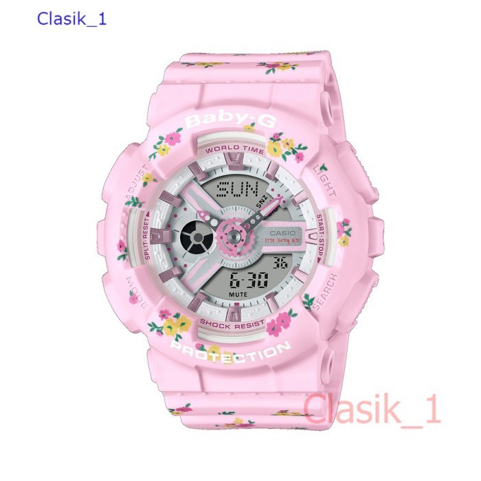 Original 100% Casio BABY-G BA-110LSB-4ADR Jam Tangan Wanita Limited Garansi Resmi 2 Tahun
