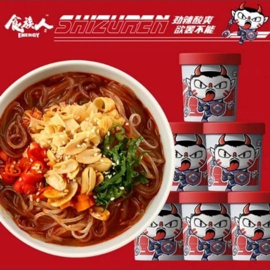 

Shi Zu Ren Mala Sour & Spicy Noodle Suan La Fen 食族人酸辣粉 - SuanLaFen