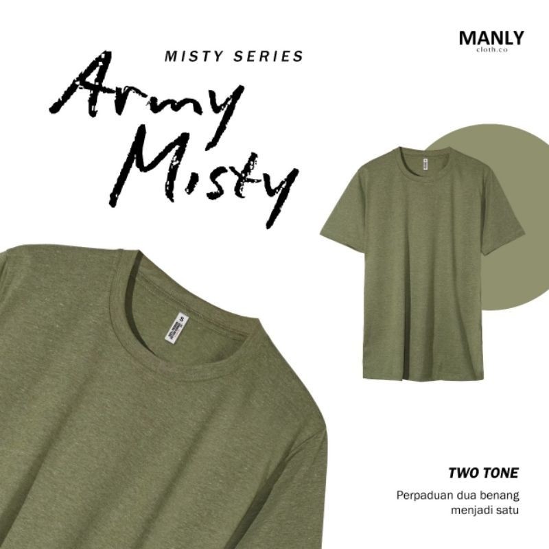 MANLY KAOS MISTY ARMY KAOS POLOS MISTY