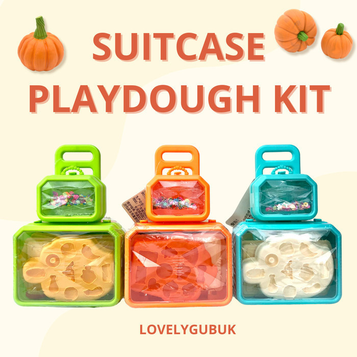 [LOGU] Mainan tanah liat masak-masak anak, Clay suitcase DIY set cooking