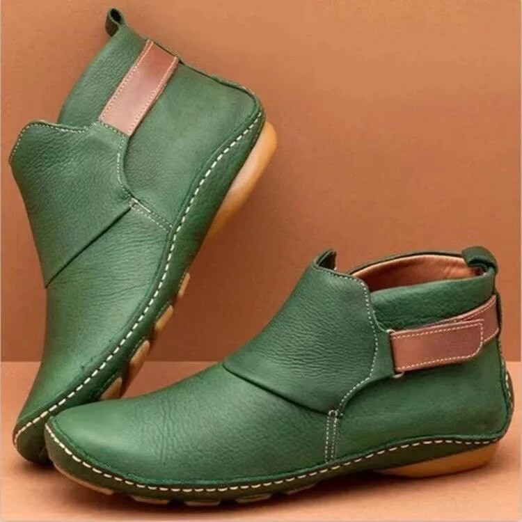 2023 sepatu baru untuk wanita bot kulit wanita kasual boot pergelangan kaki soket Fashion sepatu bot