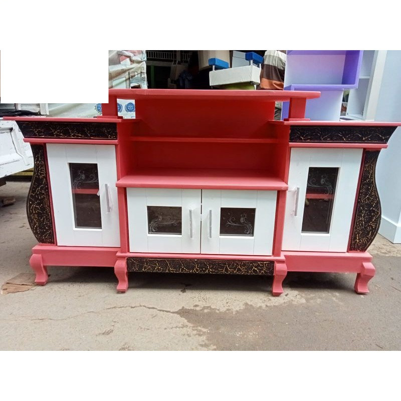 (COD) Rak TV Meja TV Minimalis Murah Cirebon Kuningan Majalengka Indramayu Subang Brebes Tegal Pemal