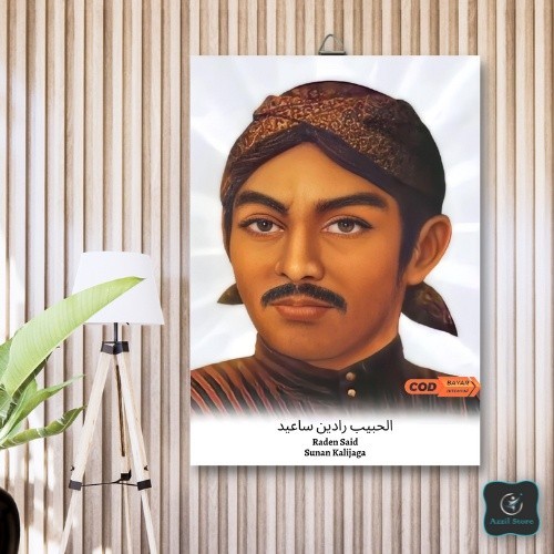 Bingkai Poster Kayu Foto Poster Foto Kayu MDF Walisongo / 9 Wali