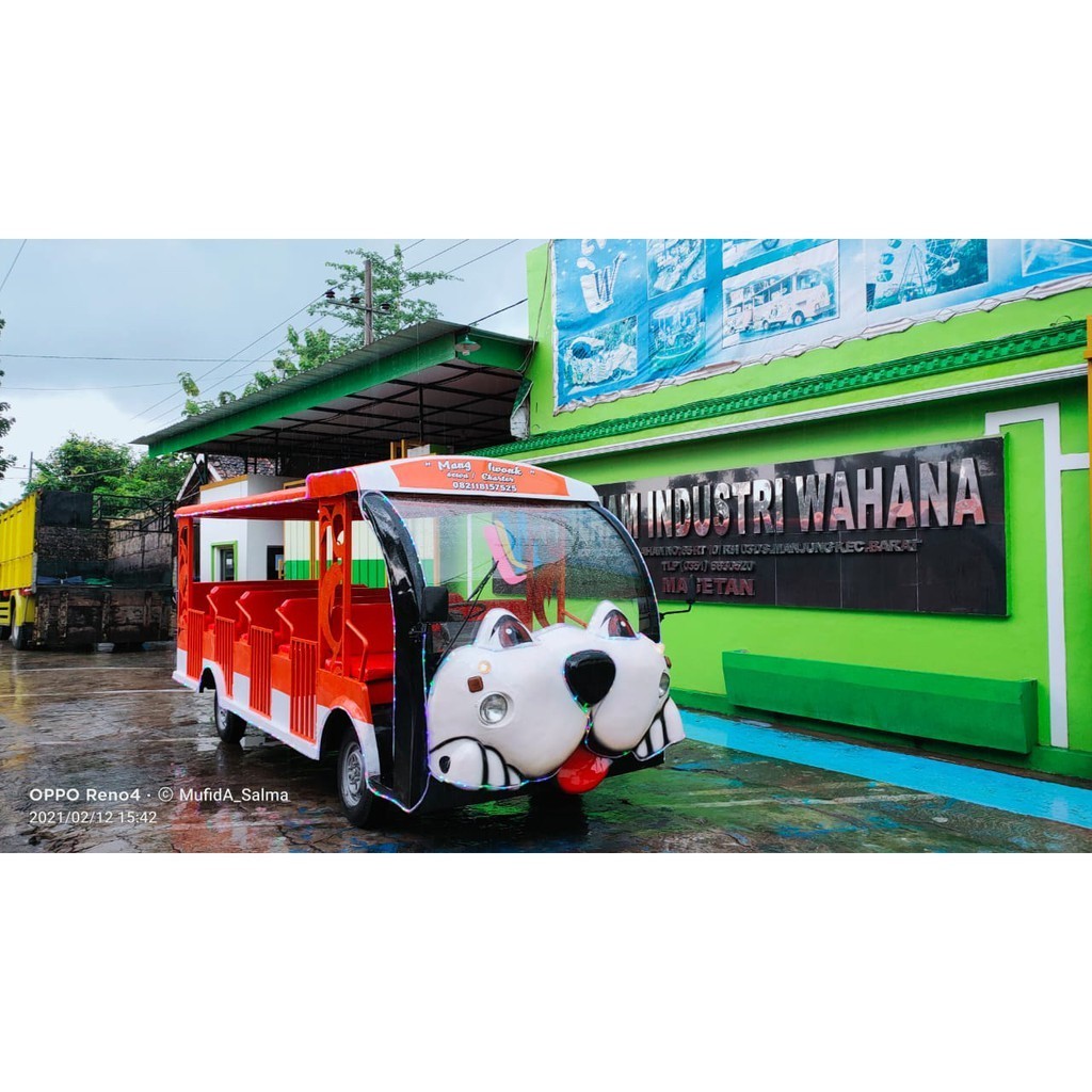 kereta mini wisata odong odong mobil sepur kelinci carry Dolphin