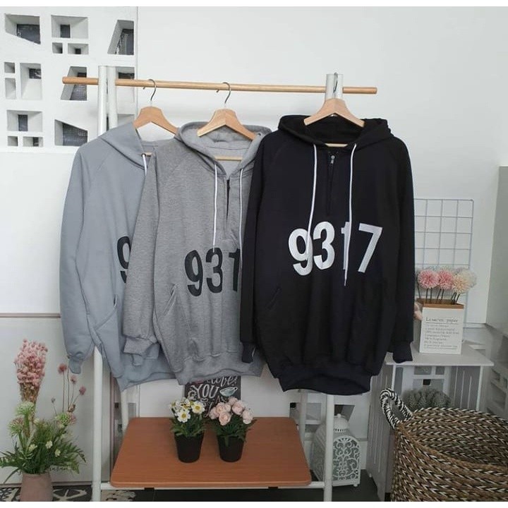Hoodie Pria Wanita Kekinian Outfit Fashion Cowok Casual 9317 Murah Premium