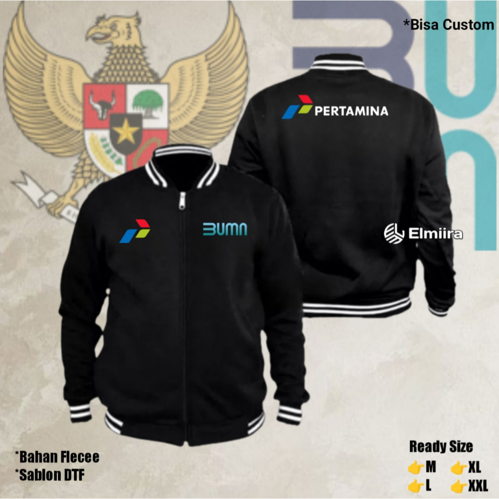 Jaket PERTAMINA BUMN Jaket Varsity