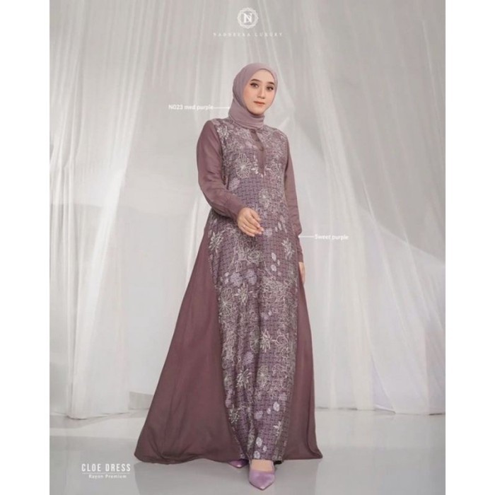 PROMO Baju Gamis Dress By Nadheera Luxury