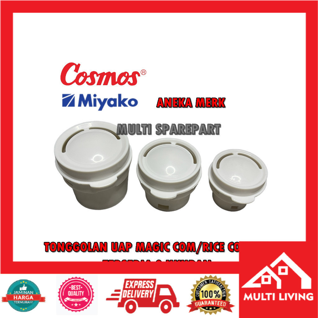 Tonggolan UAP air Magic com Tutup uap rice cooker cosmos aneka merk import hight quality