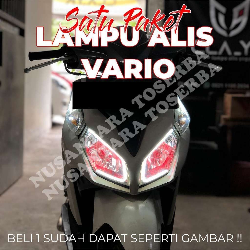 lampu alis vario lama gratis devil eye siap pakai