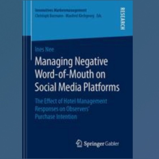 Buku Managing Negative Word-of-Mouth on Social Media Platforms