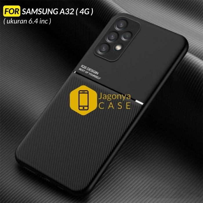 Case Samsung A32 4G  Case Magnetic IQS Design - Hitam