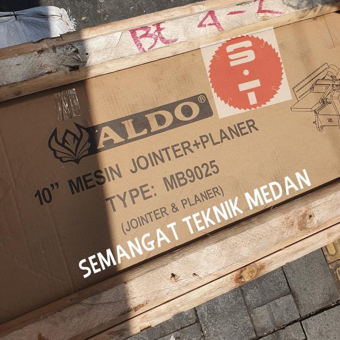 PROMO SALE SPESIAL Dapatkan 9025 Mesin Serut Ketam Duduk Wood Auto Planer + Jointer Kayu 10" Aldo Sm