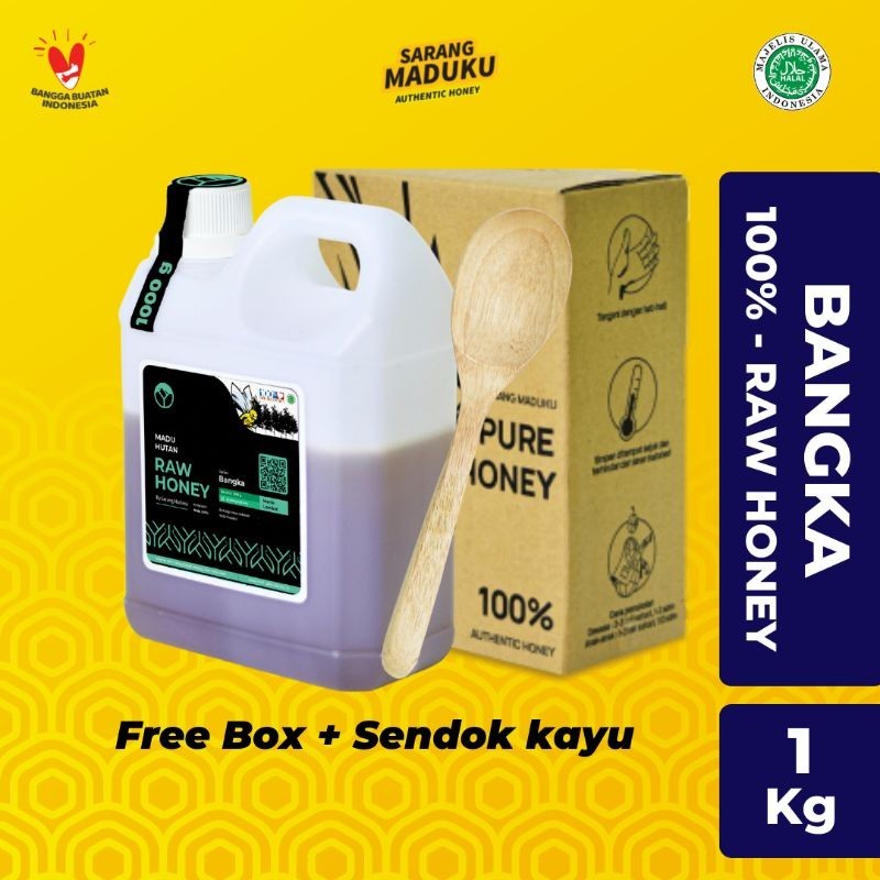 

Sarang Maduku - Madu Hutan Asli Bangka 100% Raw Honey 1Kg - Semarang