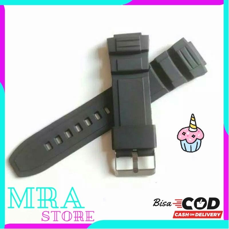 STRAP TALI JAM TANGAN SKMEI 1370 RUBBER STRAP JAM SKMEI 1370 FREE 2 PEN WARNA HITAM