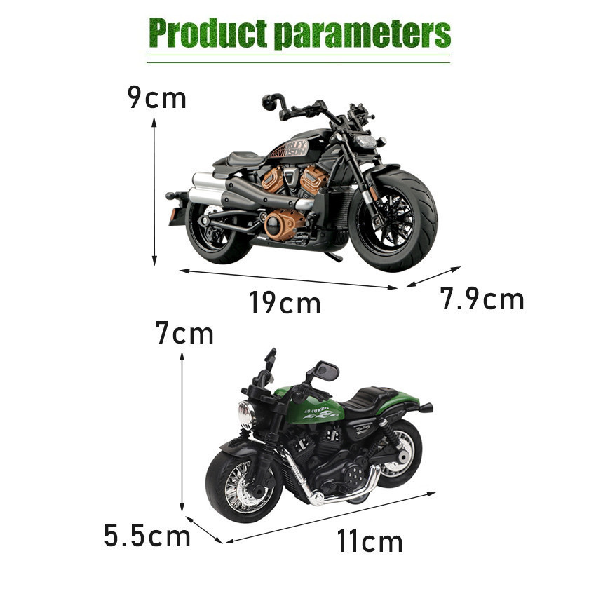 Diecast Motor Harley-Davidson Classic Skala 1:12