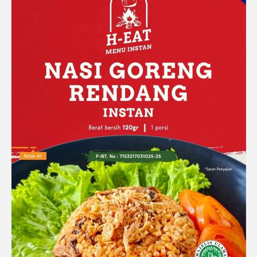 

Menu Nasi Goreng Rendang Instan Makanan Hiking H-Eat 120 gr | 1 Porsi