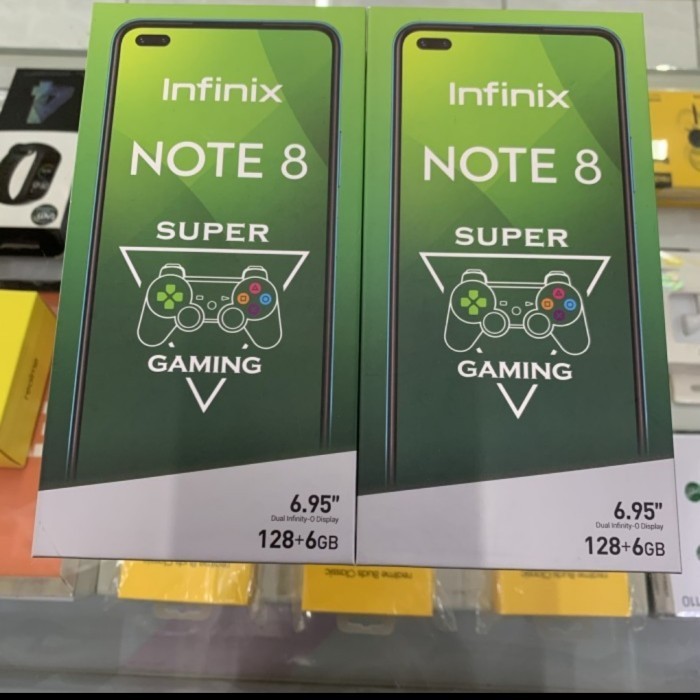 infinix note 8 super gaming ram 6/128 garansi resmi no repack