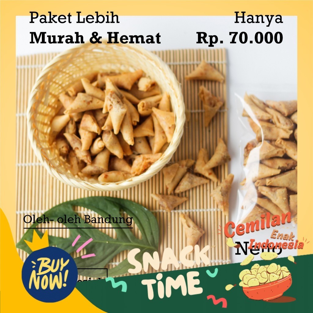 

Special Diskon Makanan ringan/Samosa isi udang/1Kg/cemilan/snack/murah/oleh oleh/cemilan kiloan/cemilan sehat/snack sehat/