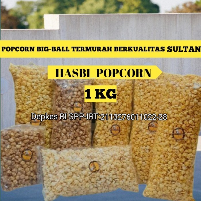 

Sale HASBI POPCORN 1KILOGRAM BIGBALL JUMBO MUSHROOM /CAMILAN KILOAN - barbeque