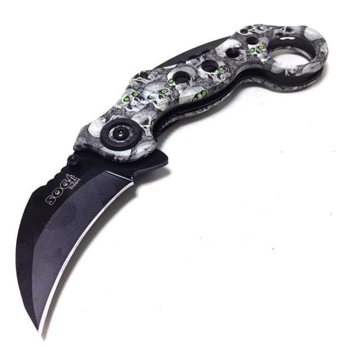 Terlaris PISAU LIPAT KERAMBIT SOG P655-2 FOLDING KNIFE SOG P655.2 SURVIVAL Limited