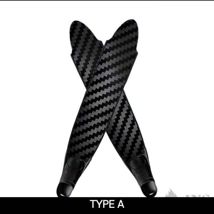 Long Fins Pure Carbon Footpocket NOT FORZA LEADERFINS Long