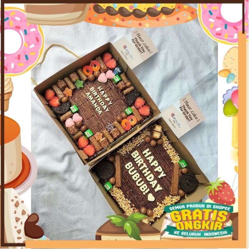 

BROWNIES BIRTHDAY - BROWNIES CUSTOM - BROWNIES HAMPERS/ King J Snack