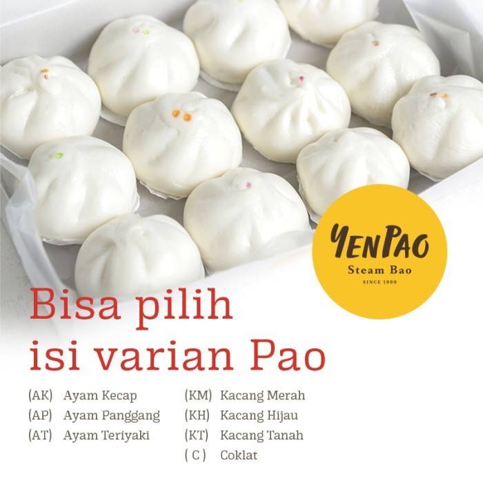 

BAKPAO / Beli 10 Extra 2 / Bakpao Frozen / Pao Halal - 10 pcs