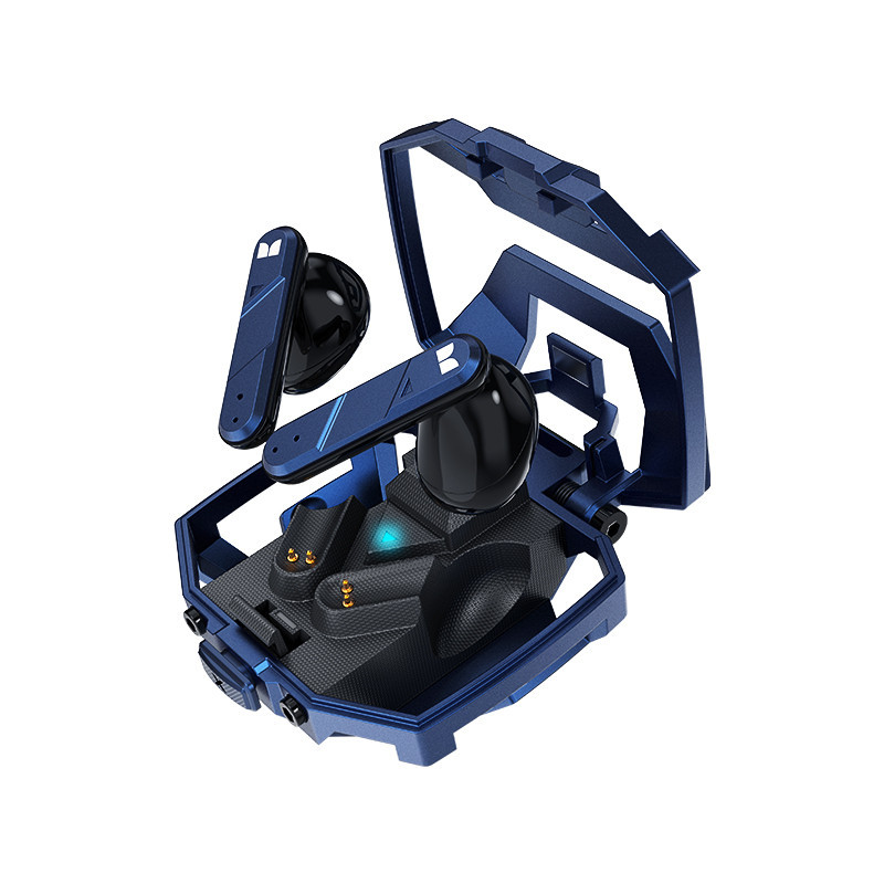 Monstar Earphone TWS Airmars XKT09 Earbud TWS Desain Sci Fi Bahan Logam Pengurang Kebisingan