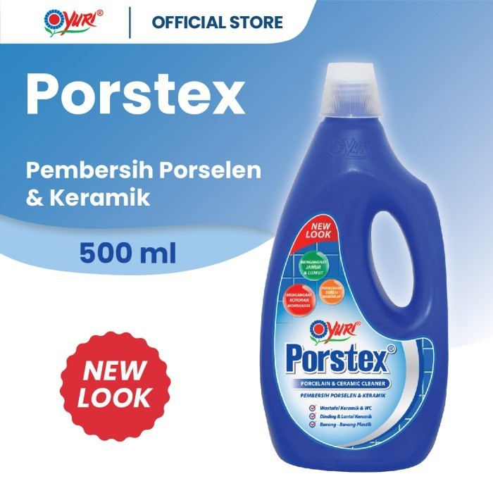Porstex Pembersih Kamar Mandi Porselen Keramik 500 Ml  Biru