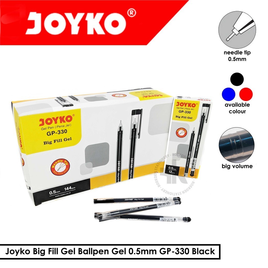 

Joyko Big Fill Gel Ballpen Gel 0.5mm GP-330