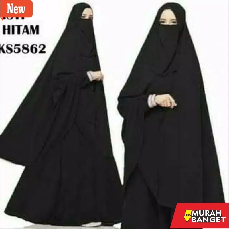Gamis untuk lebaran- GAMIS SYAR'I MARWAH SET CADAR // GAMIS SET TERLARIS // GAMIS CADAR DAN HIJAB //
