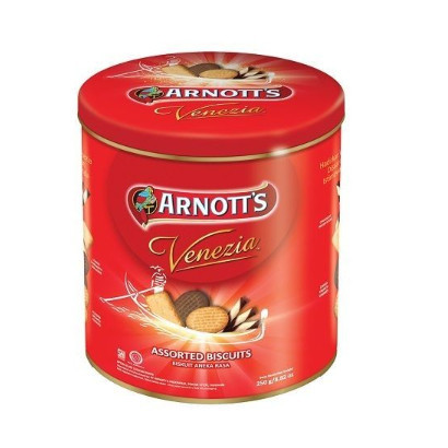 

ARNOTT'S VENEZIA BISCUIT KALENG 250 GR PROMO KUE LEBARAN TERMURAH