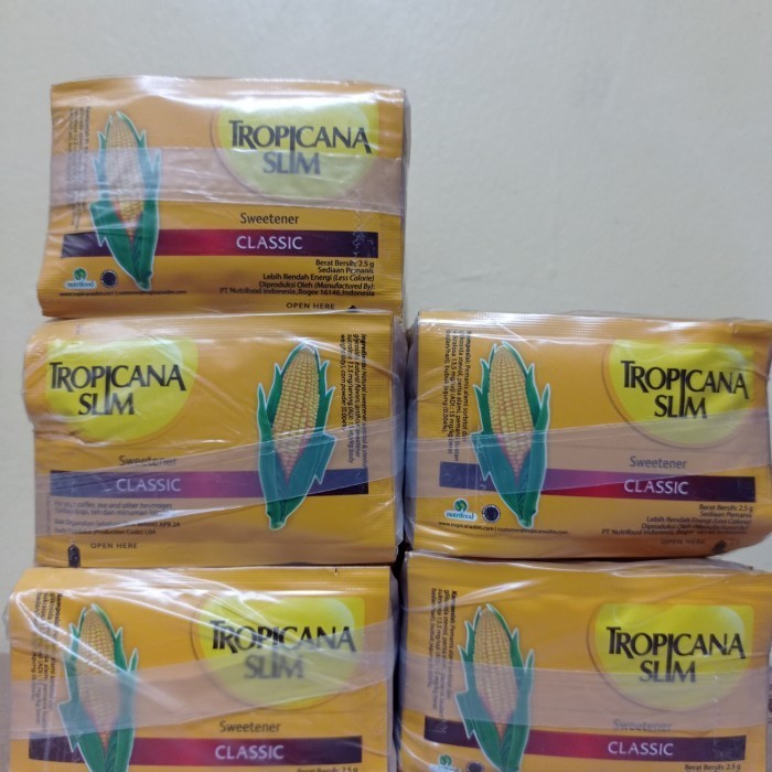 

Gula Tropikana Slim Sweetener isi 50Pcs