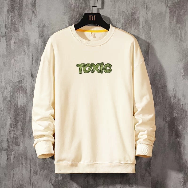 Baju Atasan Pria Wanita Ootd Kekinian Fashion Sweater Toxic. Murah Premium Keren