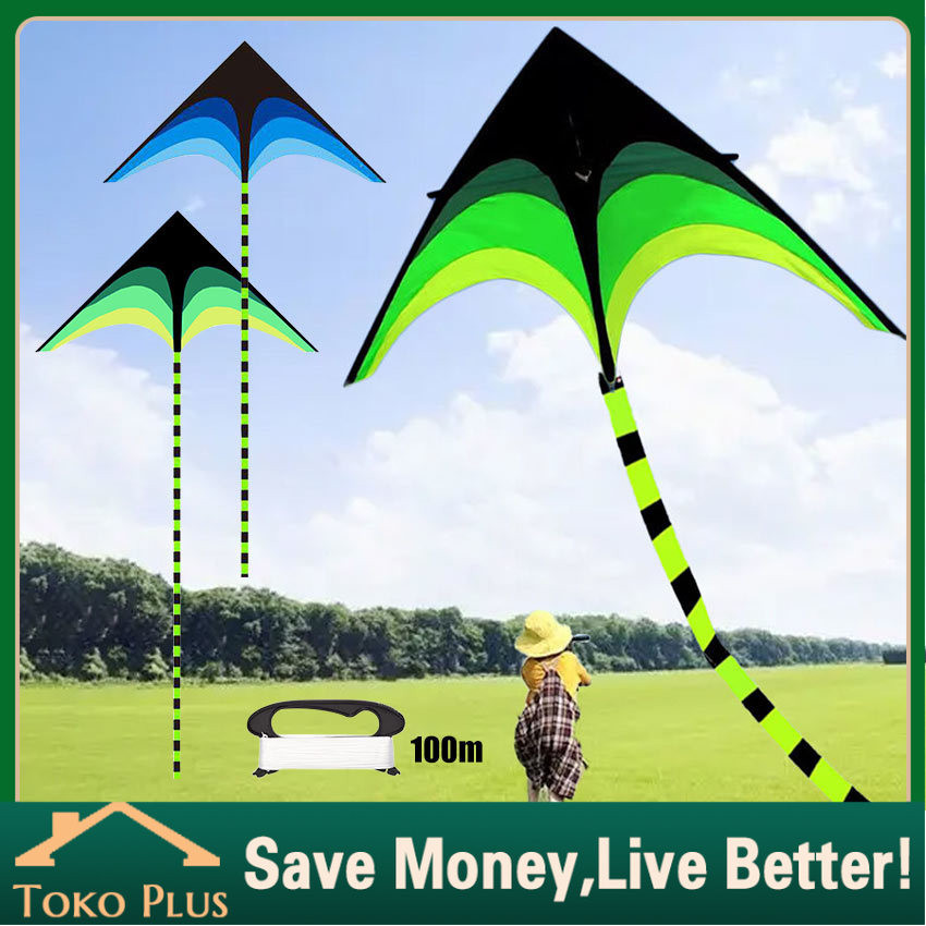 Layangan Lipat Kain Karakter Jumbo Mainan Layangan Pantai Besar Layangan Ekor Panjang Layang Layang 